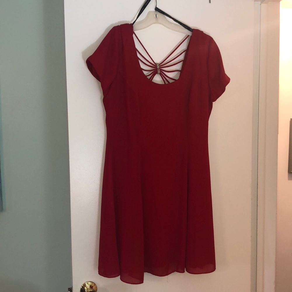 Red Fit & Flare Cocktail dress